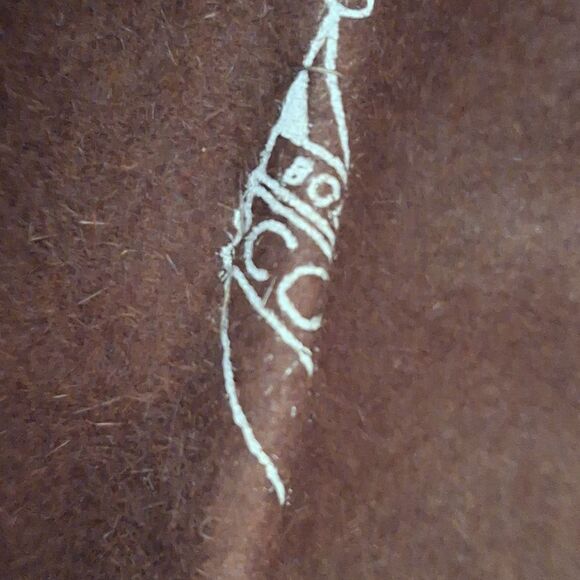 Vintage Made in Italy Wool Hat Elegant Rolled Brim Brown Fedora Corona Lou Fox - Picture 13 of 15